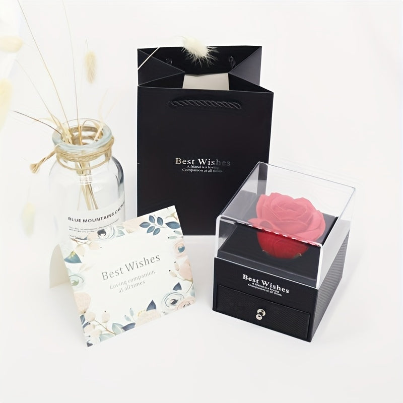 Eternal Love Red Rose Gift Set with 'I Love You' Message-1
