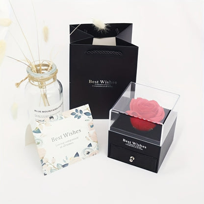 Eternal Love Red Rose Gift Set with 'I Love You' Message-1